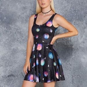 Black Milk Paper Universe Scoop Skater Dress